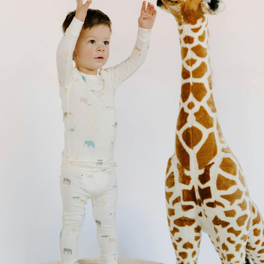 Toddler Modal Pajama Set in Zoo
