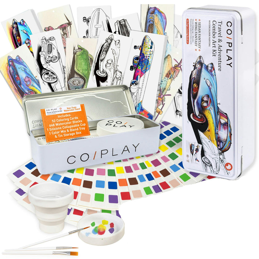 COIPLAY: Watercolor Art Kit - Travel & Adventure