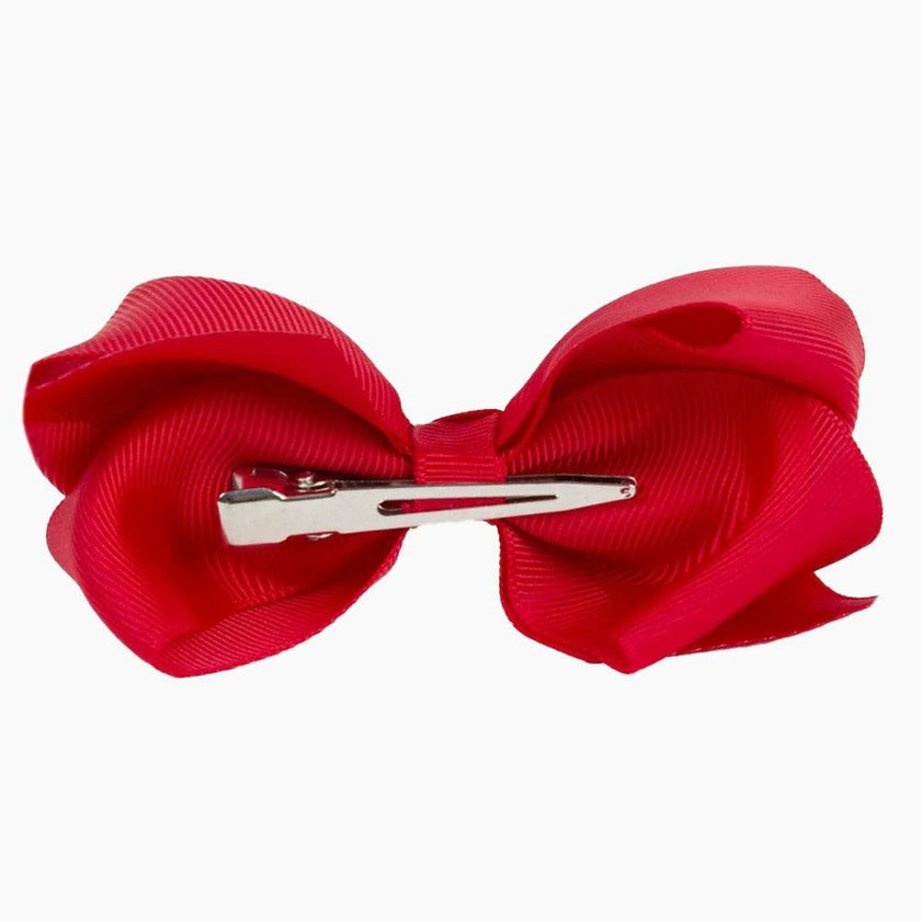 Extra Large Bow Hair Clip in Ruby