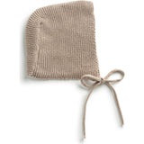 Transfer Flower Knit Baby Bonnet