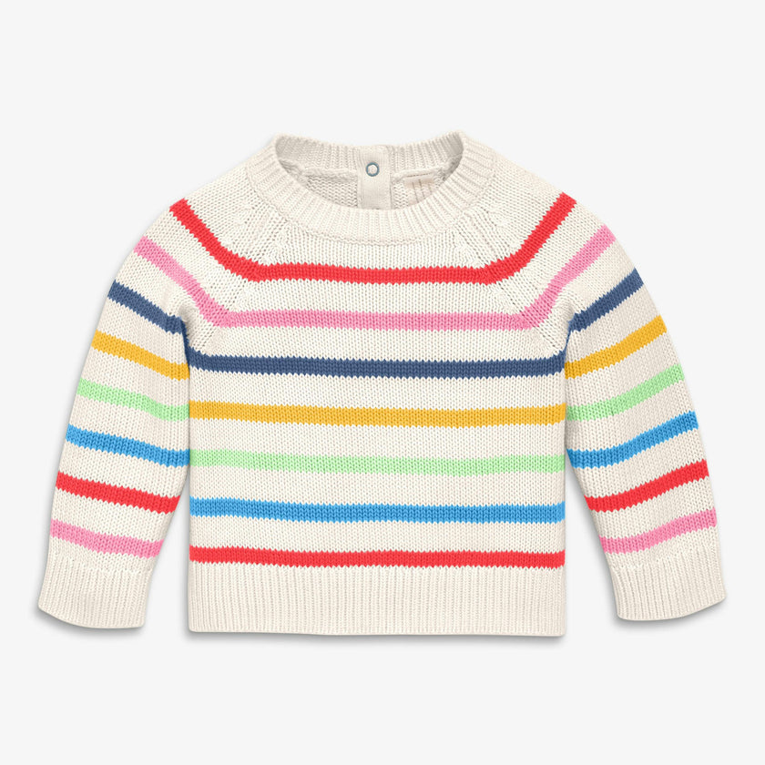 Baby rainbow stripe sweater