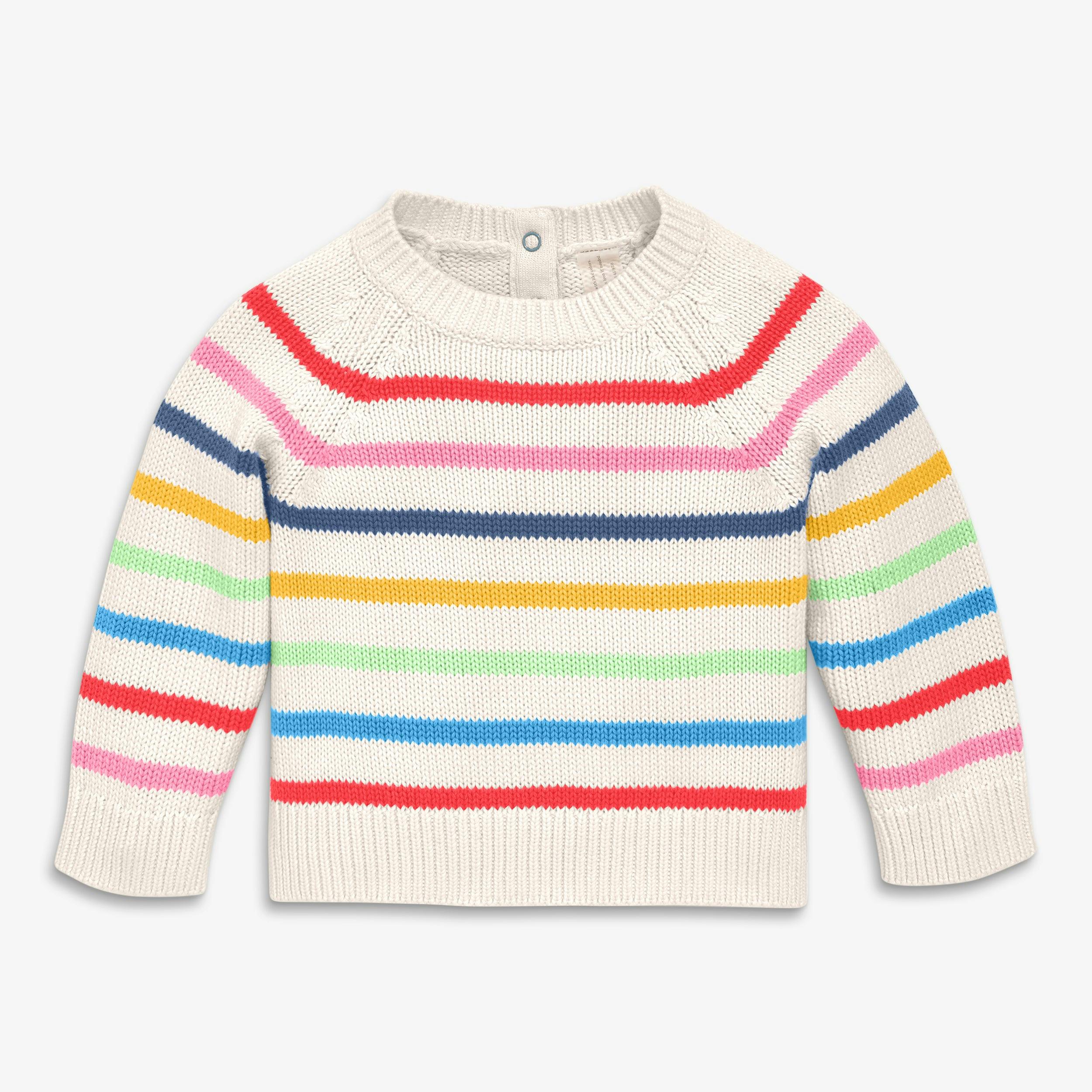 Baby rainbow stripe sweater