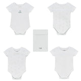Cherry Print Undershirt Set Pure White/Blue