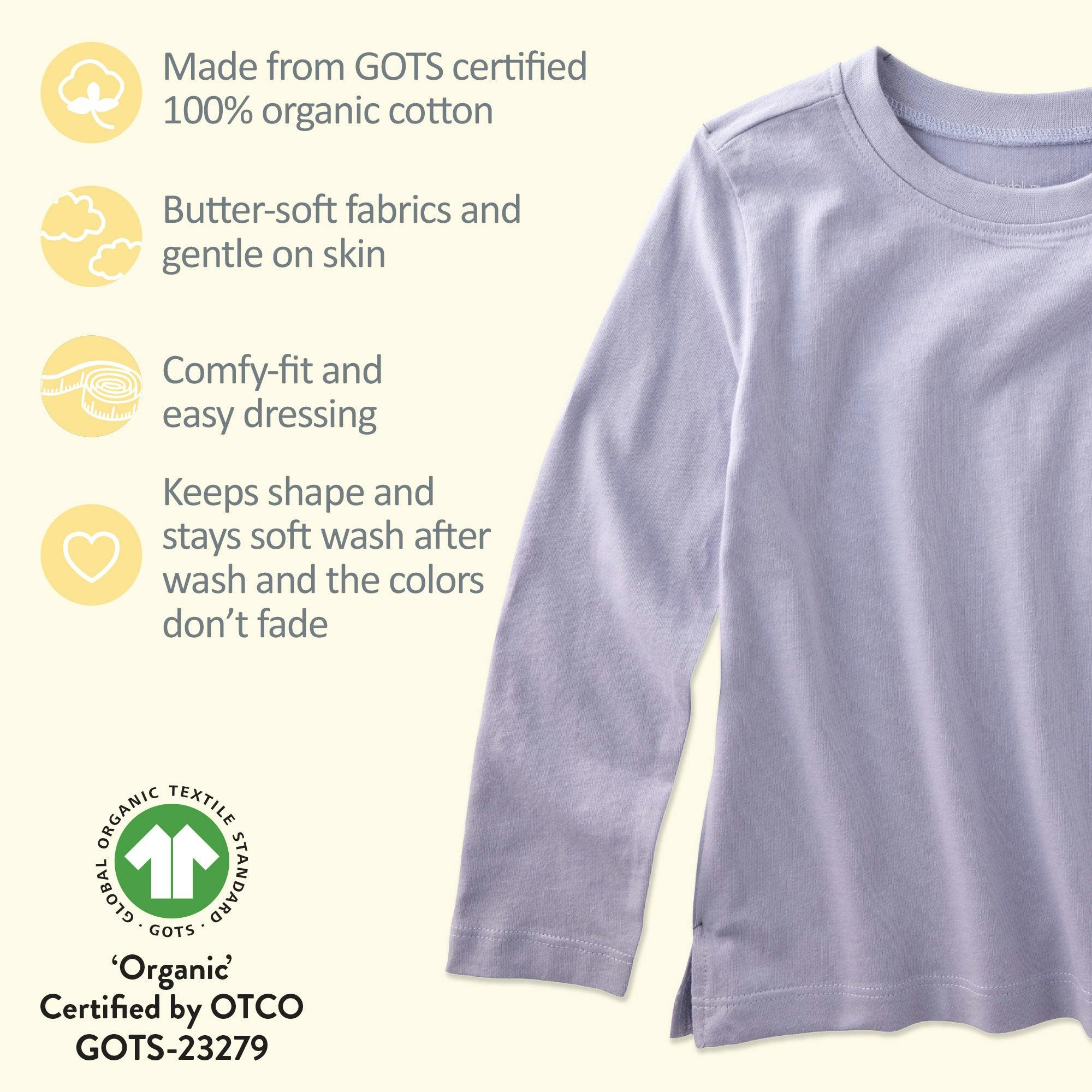 LONDON 5-Pack Toddler Long Sleeve T-Shirts
