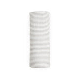Organic Cotton Muslin Swaddle Blanket - Sand Stripe