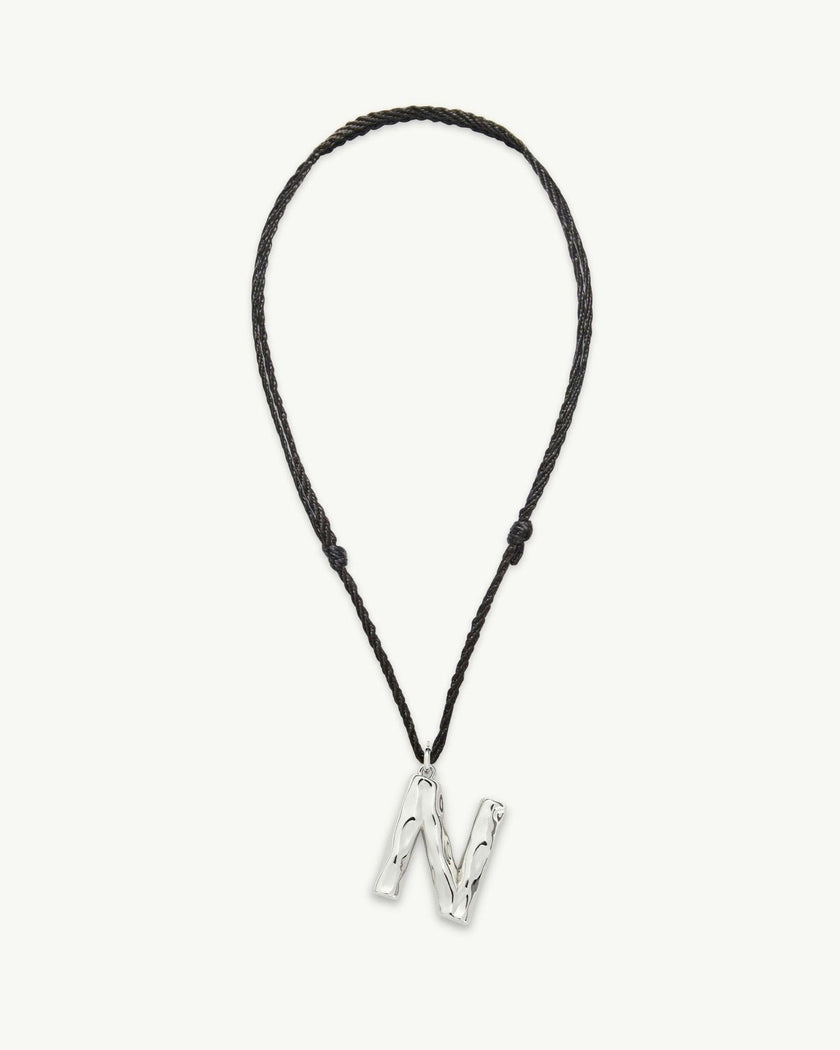 Grande Monogram Necklace in Silver