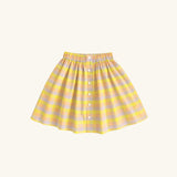 Midi Skirt in Pastel Plaid