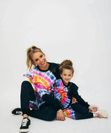 Women’s Rainbow Tie Dye Ruffle Set