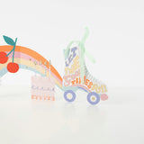 Roller Skates Concertina Card