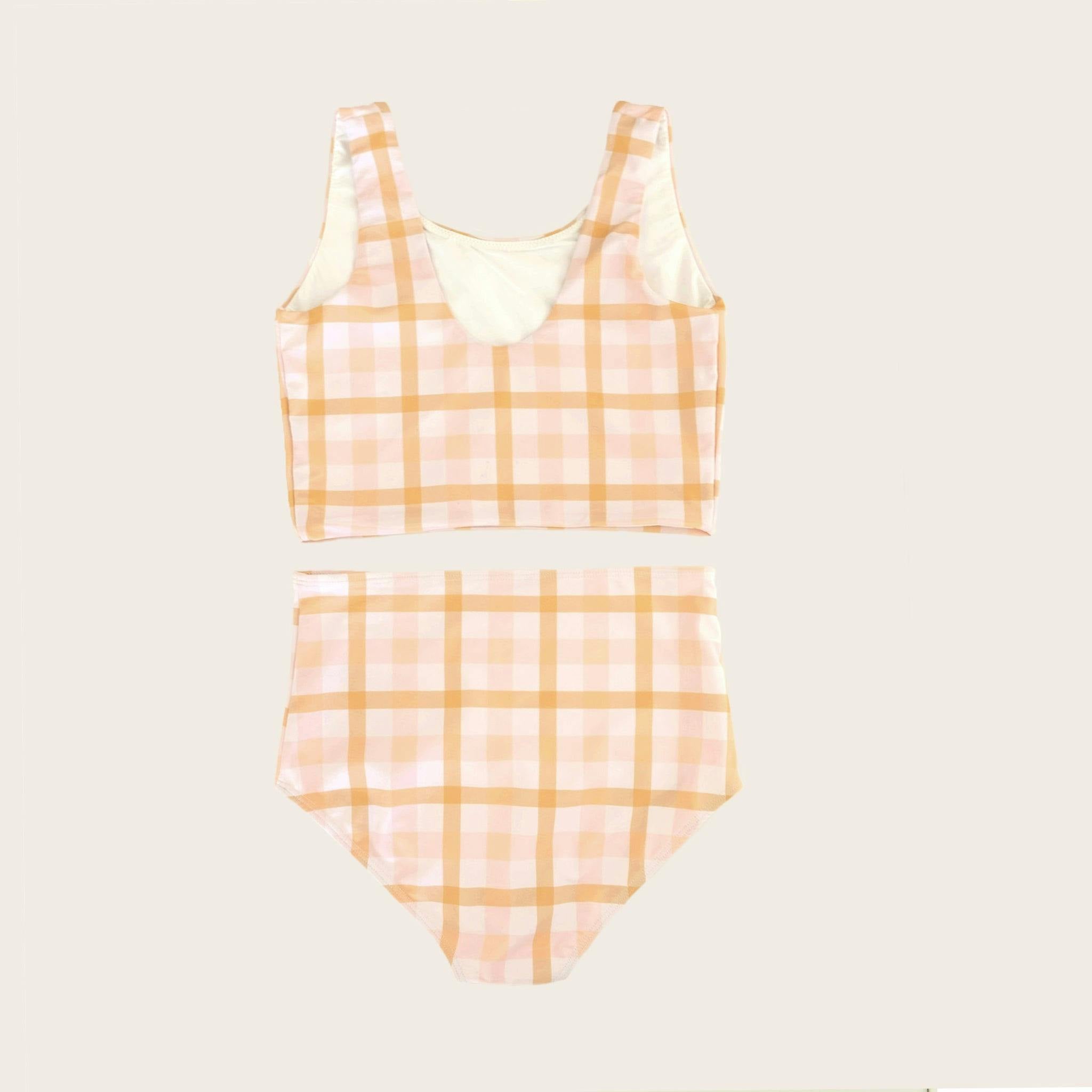 Sunkissed Plaid Two Piece Tank