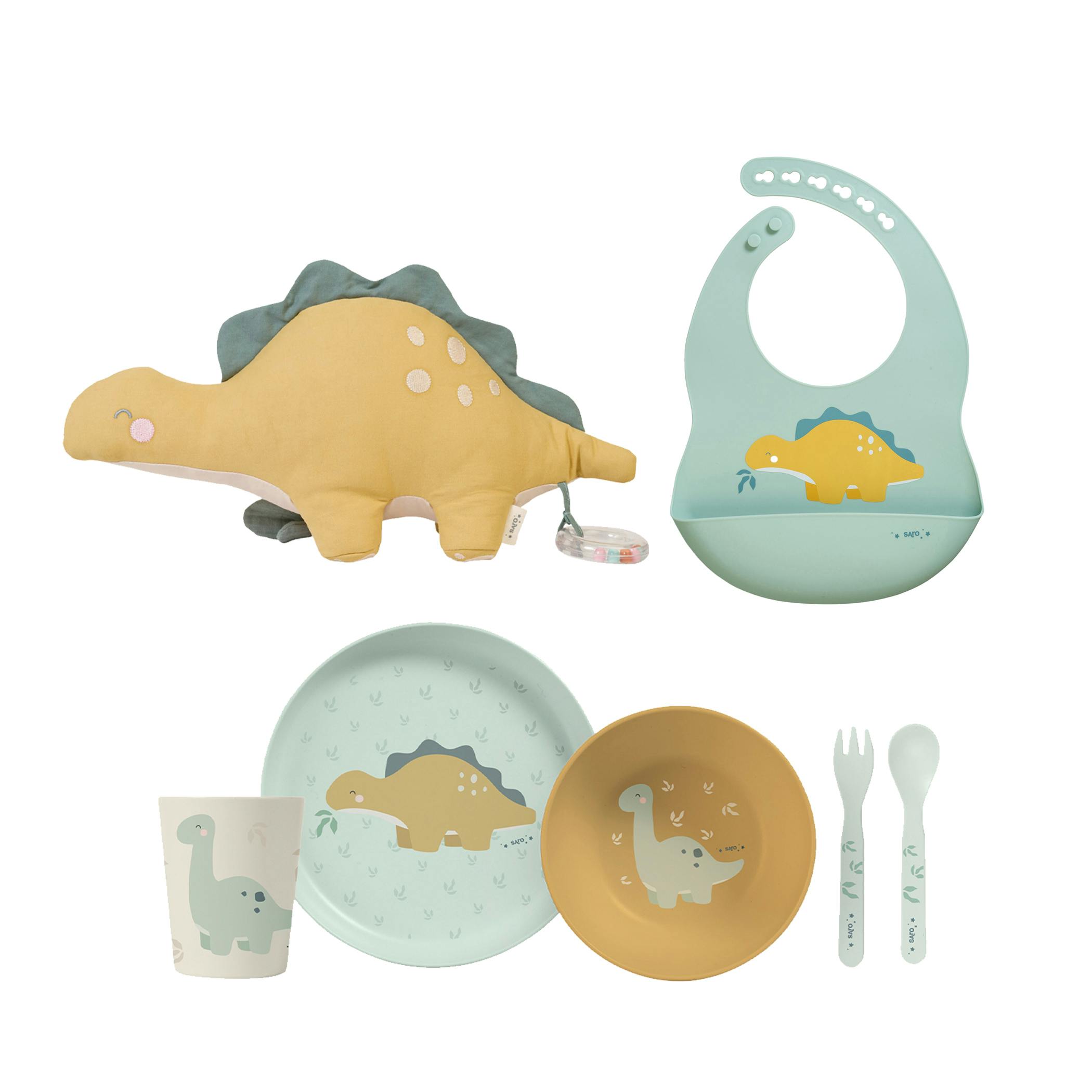 Ultimate Dino-Themed Mealtime and Playtime Set