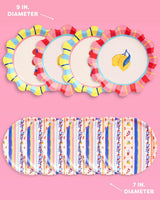Italian Capri Plates - 32 paper plates