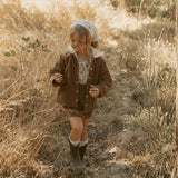 Organic Corduroy Front Pocket Jacket - Brown
