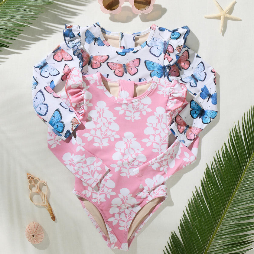 Baby Girls Rachel Suit - Vintage Butterflies