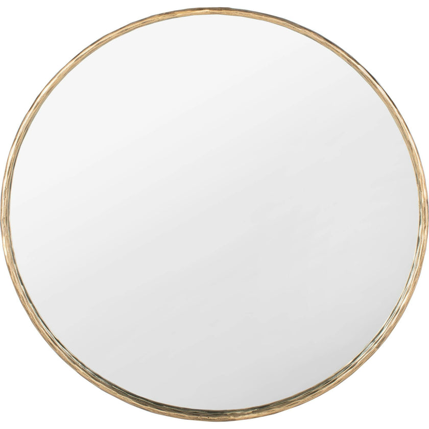 Renee Round Metal Mirror