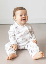 Ski Pups Girl Baby Pajama