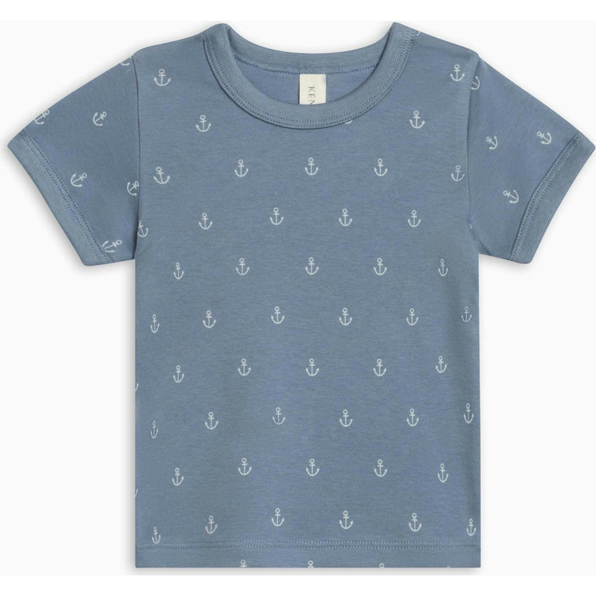 Andy Ringer Tee - Anchor / Sea + Powder