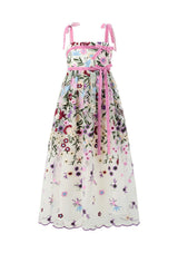 Chantelle Embroidery Maxi Dress