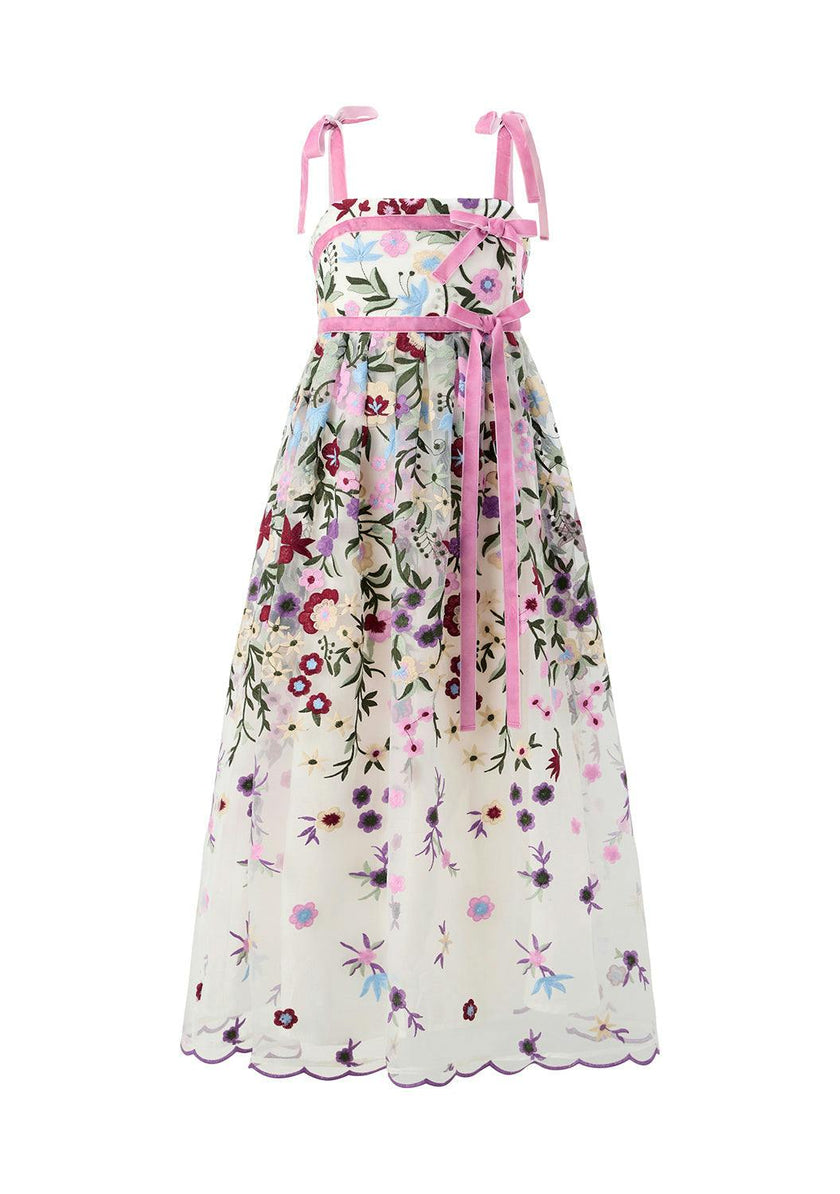 Chantelle Embroidery Maxi Dress