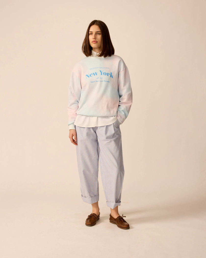 Adult Organic Weekend Sweatshirt in Pink Cloud