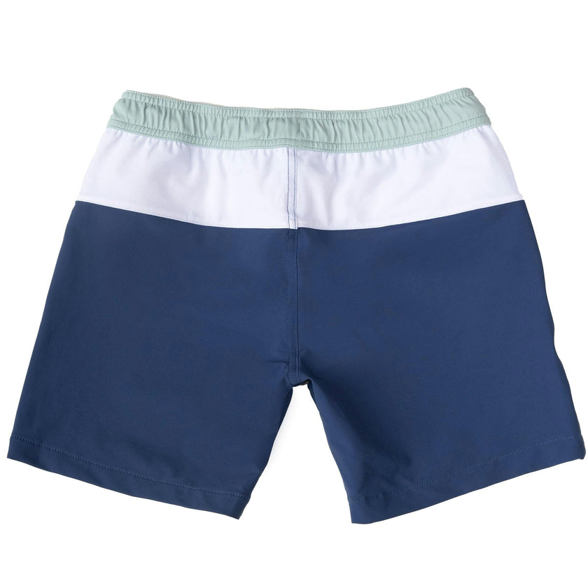 Swimshorts Harry - Spaceblue, ivory and Mint