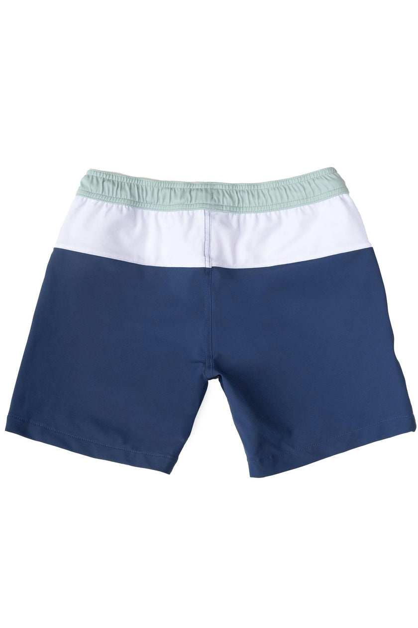 Swimshorts Harry - Spaceblue, ivory and Mint