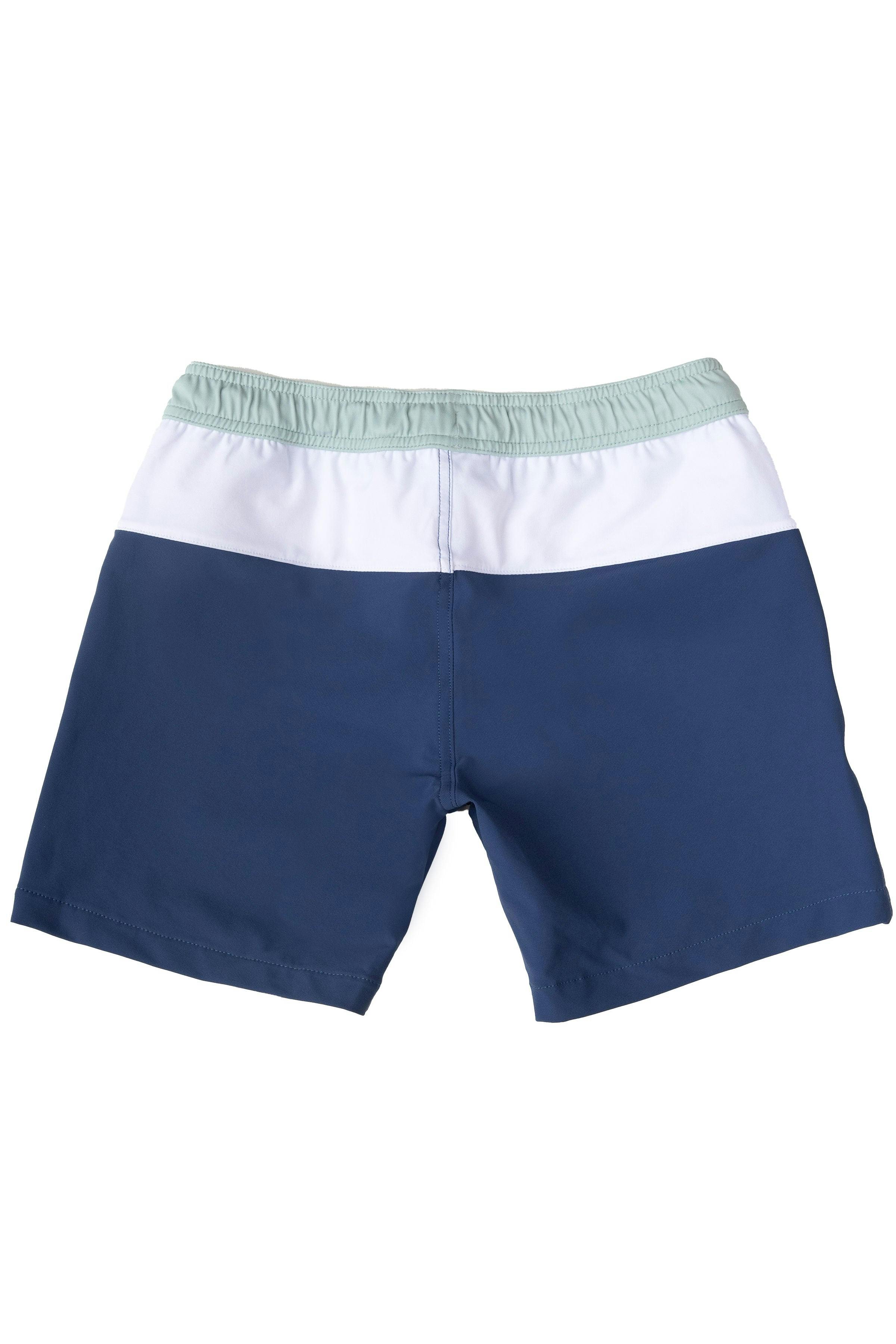 Swimshorts Harry - Spaceblue, ivory and Mint