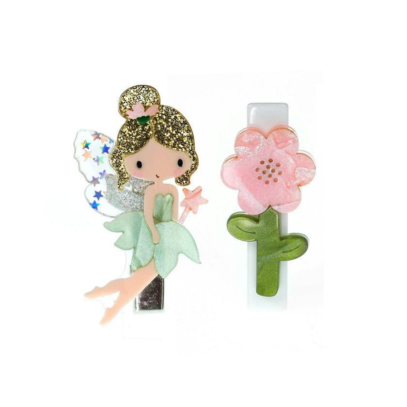 SPR - Fairy & Flower Pearlized Hair Clips