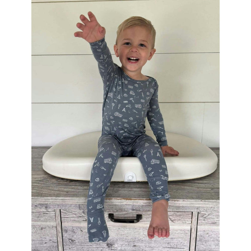 Ultra-Soft Convertible Pajama, Blue
