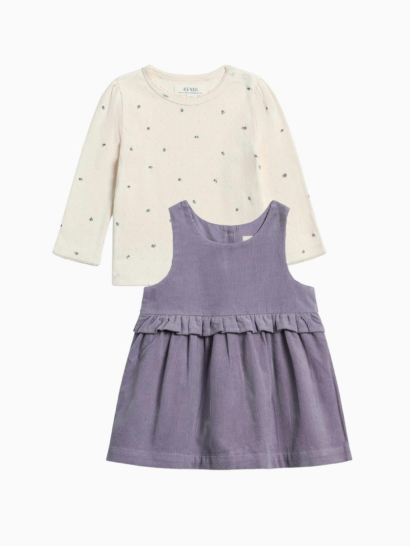 Organic Girls Corduroy Jumper Set