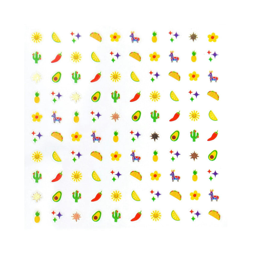 Taco 'Bout A Party Nail Stickers