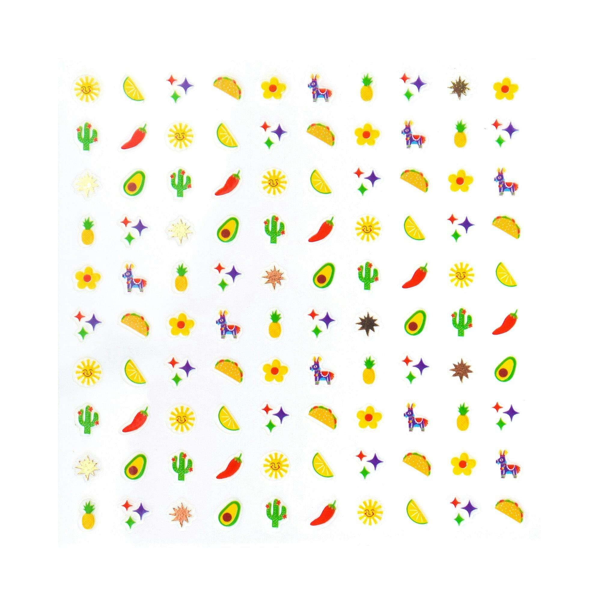 Taco 'Bout A Party Nail Stickers