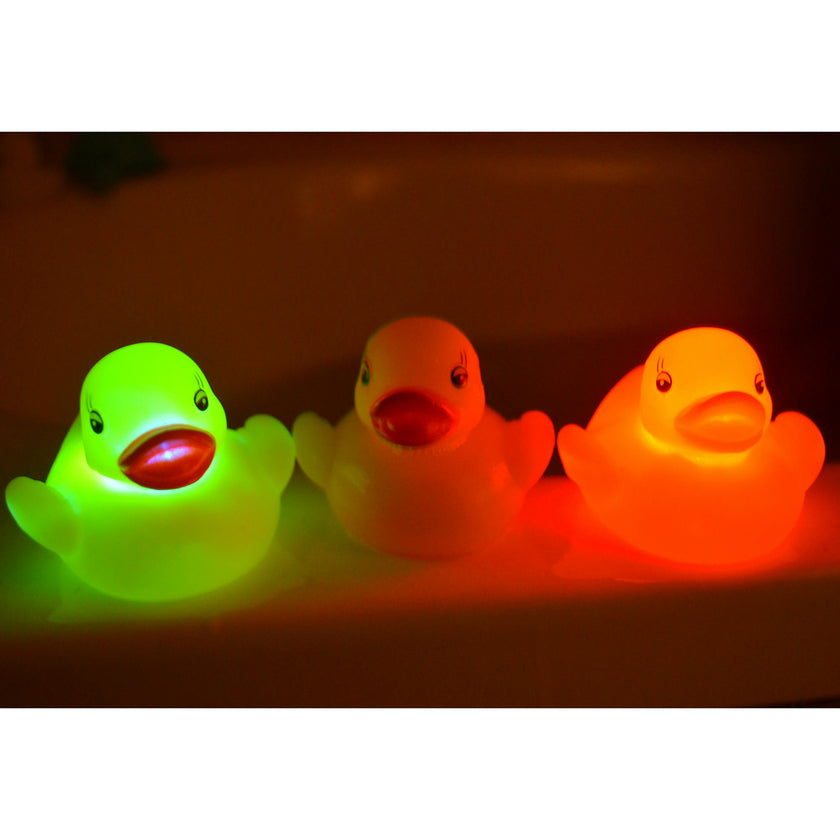 Bath Time: Light-Up Ducks