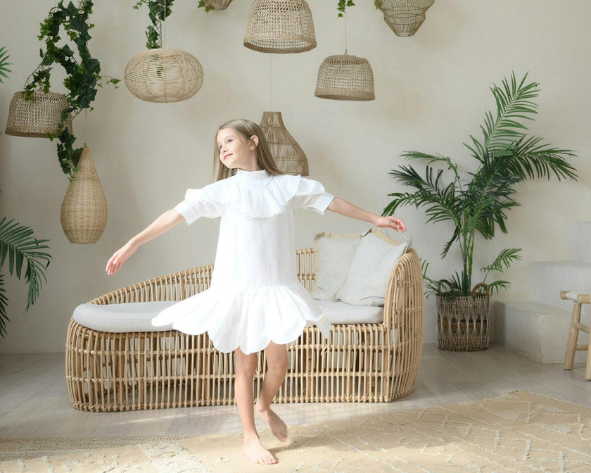 Olivia dress (blush pink)