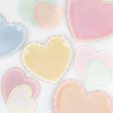 Pastel Heart Small Plates