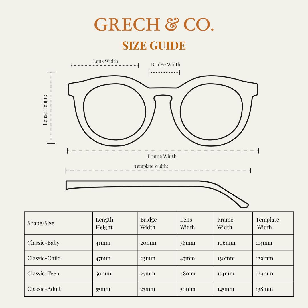 Classic Sustainable Sunglasses | Bio-Based · Bendable · Polarized | 0-2 Y | Orchard + Tortoise
