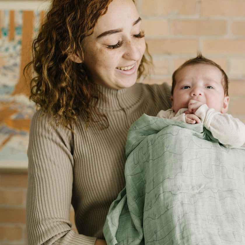 Cotton Muslin Swaddle Blanket 3 Pack - Desert Night