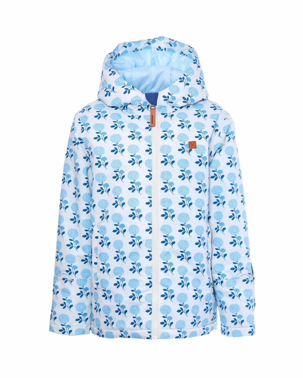Kids Winter Coat in Hydrangea