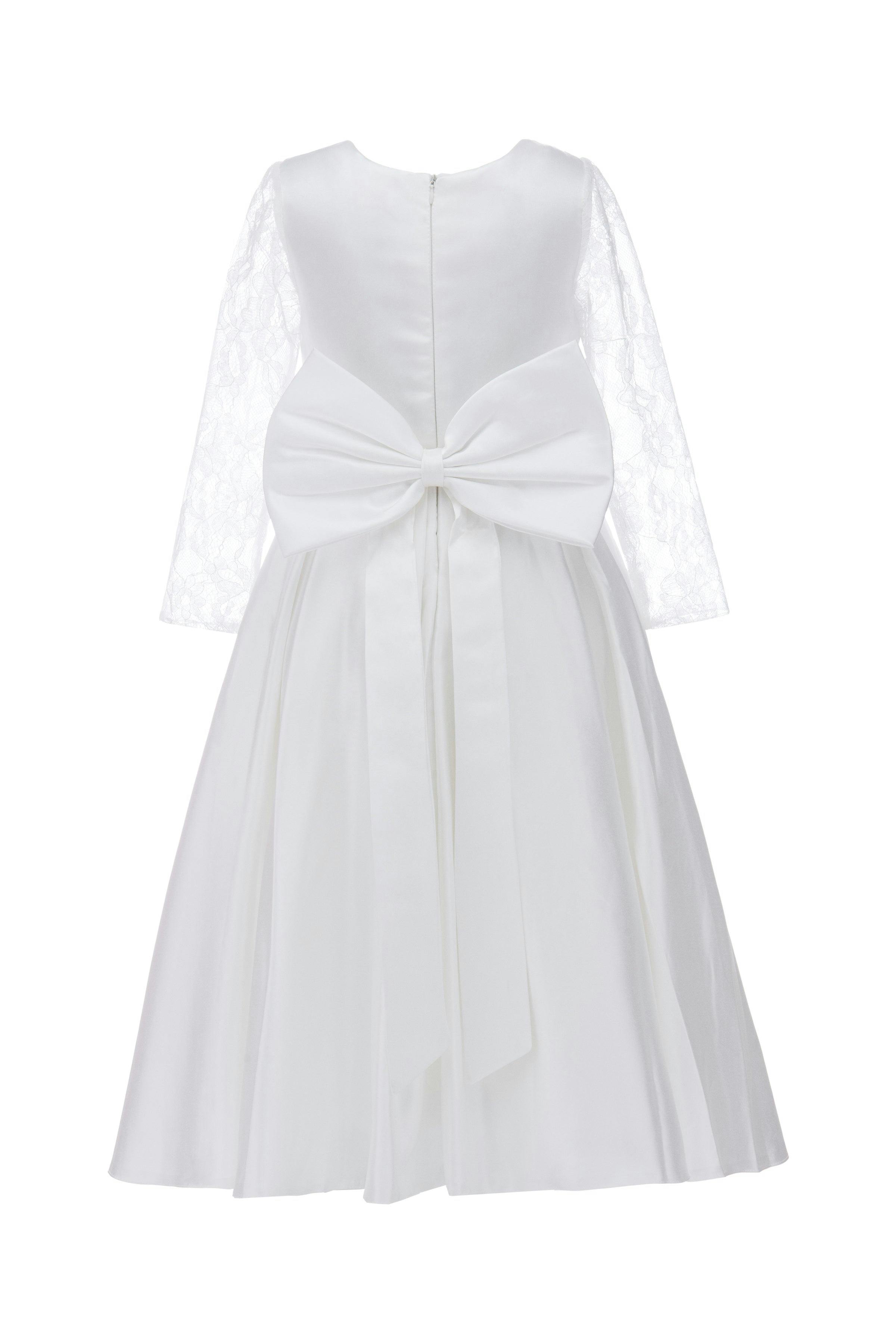 White Arcadia Satin Dress