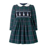 Snowman Smocked Dress