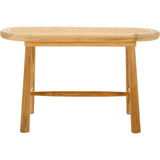 Anikka Rattan Bench