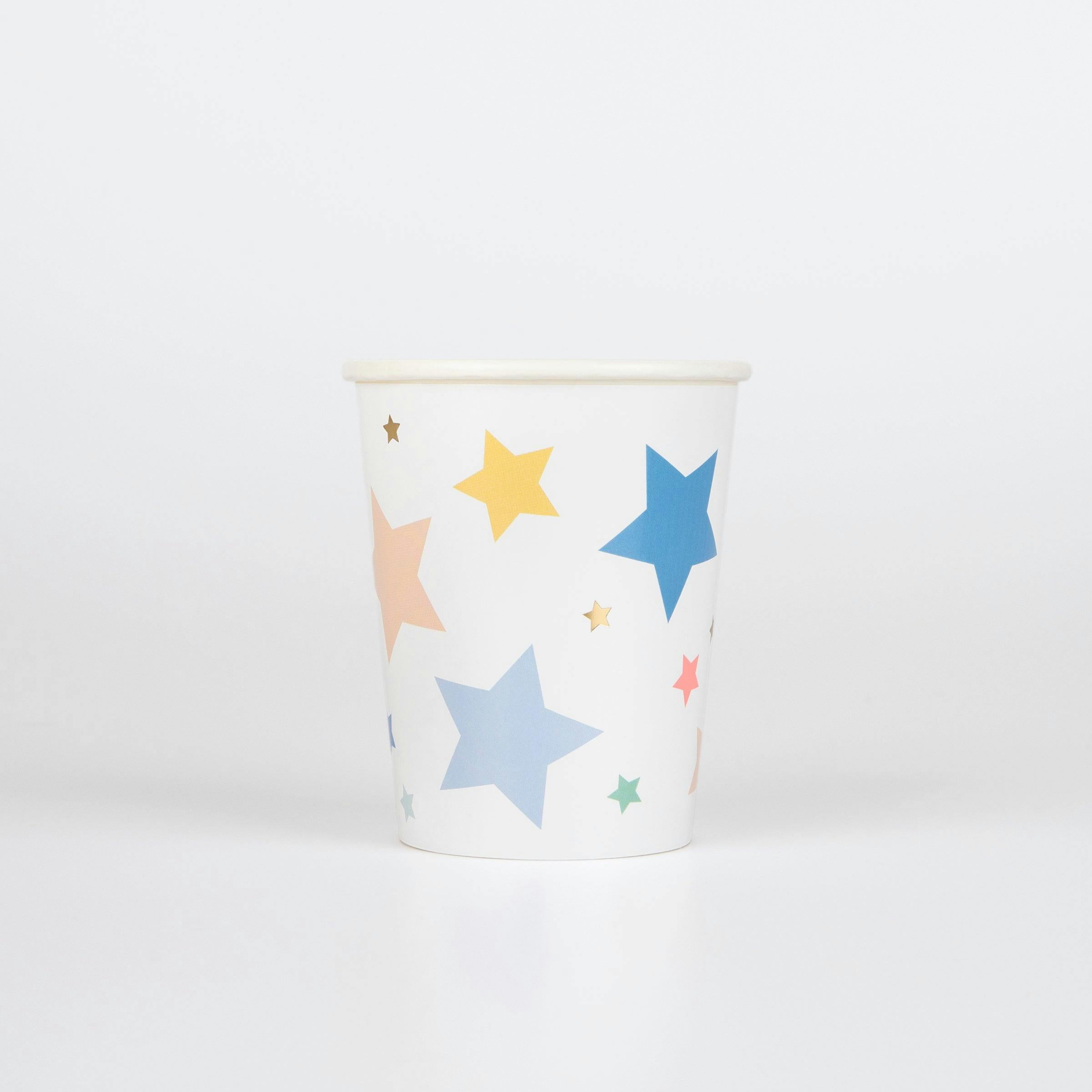Happy Birthday Stars Cups