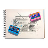 Rewind Cassette Erasers - Retro - Set of 3