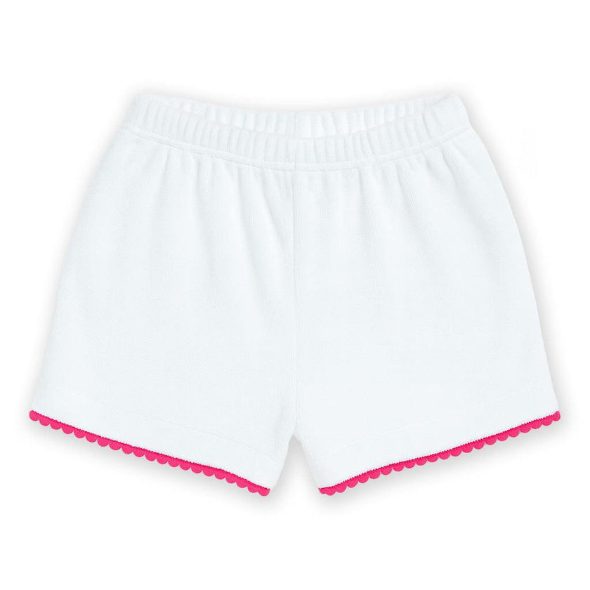 Terry Shorts With Pom Poms
