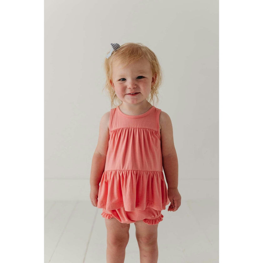 Baby Girl Double Peplum & Bloomer Set