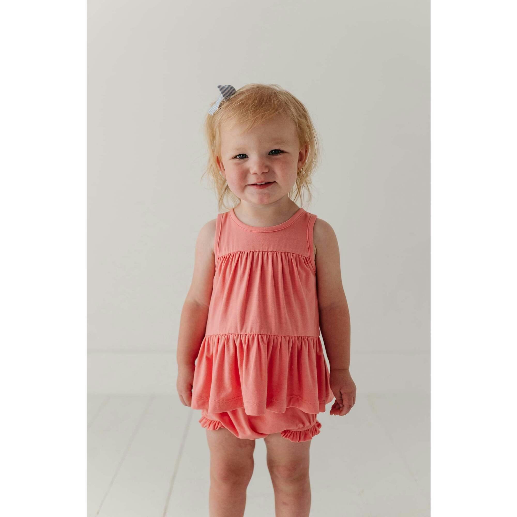 Baby Girl Double Peplum & Bloomer Set