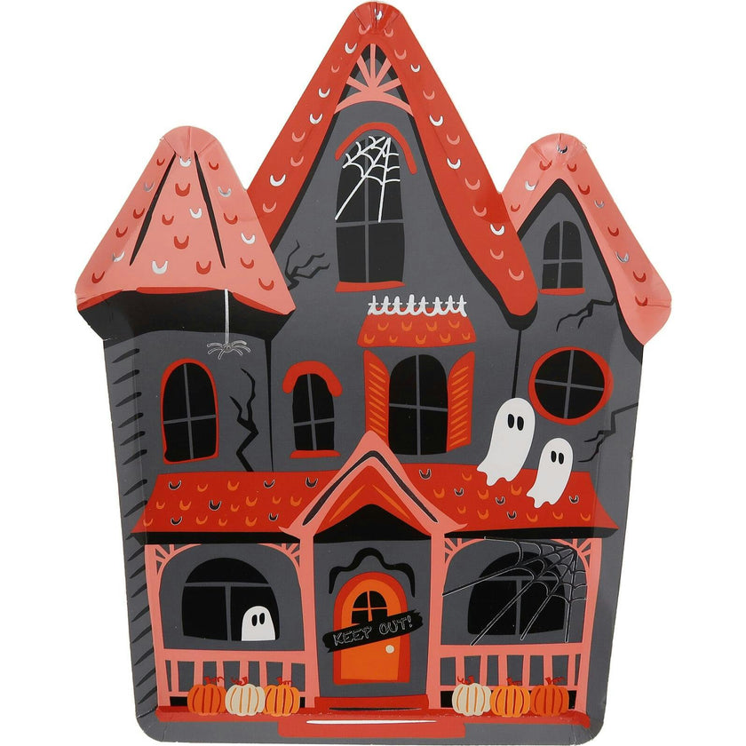 Trick or Treat Street Haunted House Large Plates