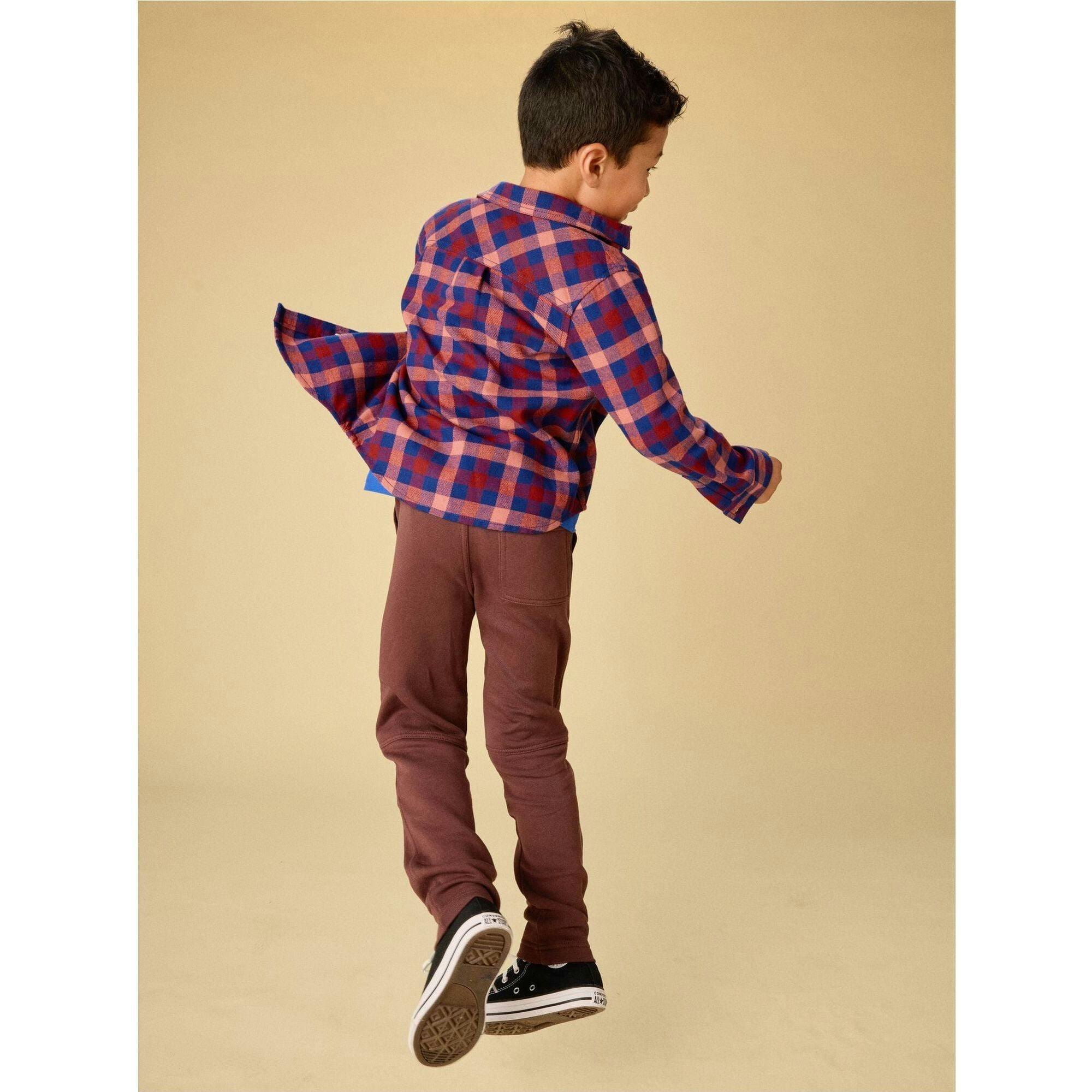 Flannel Button Up Shirt, Blue