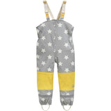 Stars Print Rain Suspender Pants