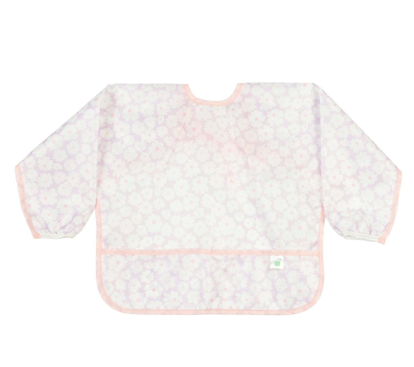 The Cover Everything Bib in Lavender Daisies